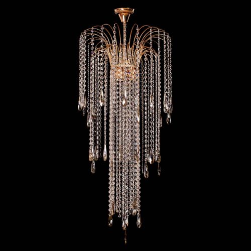 Люстра Каскад №18 с подвесом в Магнитогорске Гусь Хрустальный