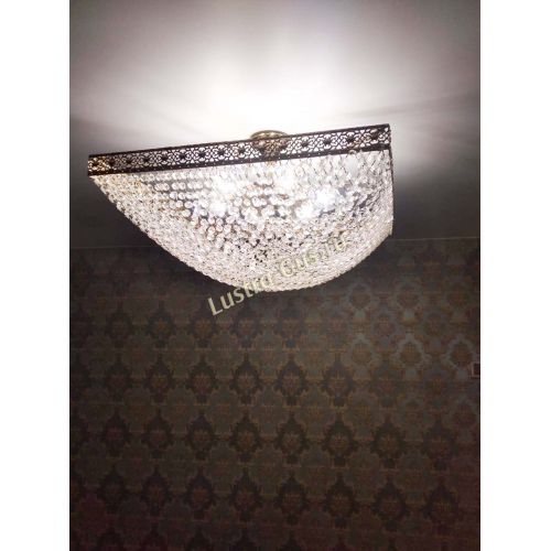 Люстра Квадрат №28 - 600 мм в Магнитогорске Гусь Хрустальный