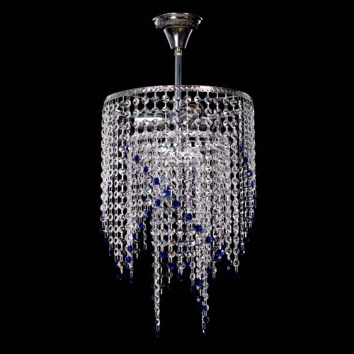 Люстра Валенсия классика №8 синяя в Магнитогорске Гусь Хрустальный