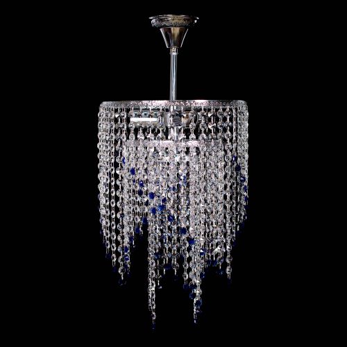 Люстра Валенсия классика №8 синяя в Магнитогорске Гусь Хрустальный