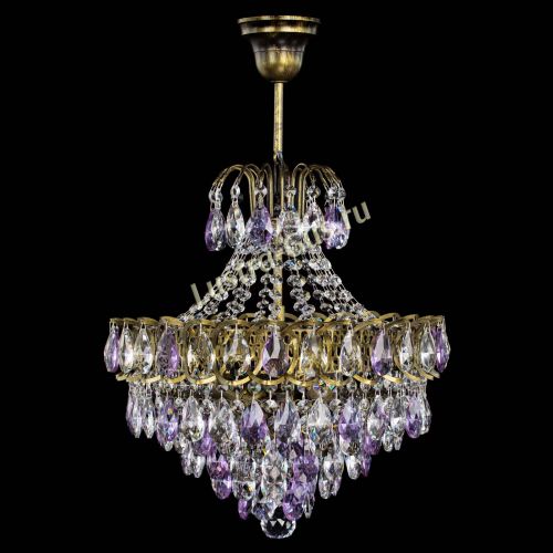 Люстра Грация с подвесом под бронзу Фиолетовая в Магнитогорске Люстра Грация с подвесом под бронзу Фиолетовая в Магнитогорске