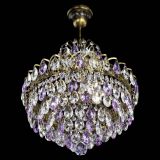 Люстра Грация с подвесом под бронзу Фиолетовая в Магнитогорске Люстра Грация с подвесом под бронзу Фиолетовая в Магнитогорске