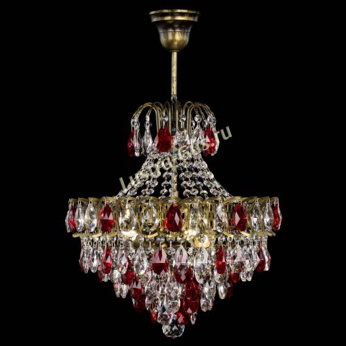 Люстра Грация с подвесом под бронзу Красная в Магнитогорске Люстра Грация с подвесом под бронзу Красная в Магнитогорске