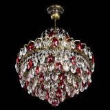 Люстра Грация с подвесом под бронзу Красная в Магнитогорске Люстра Грация с подвесом под бронзу Красная в Магнитогорске