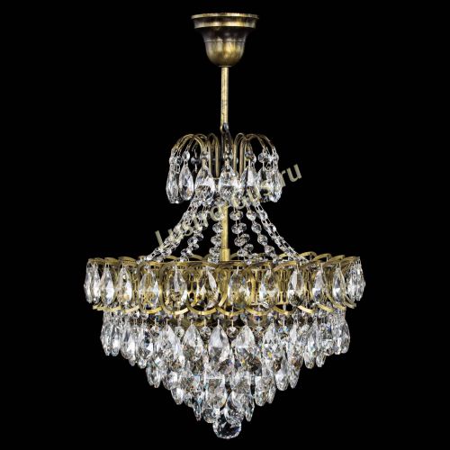 Люстра Грация с подвесом под бронзу в Магнитогорске Гусь Хрустальный