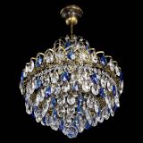 Люстра Грация с подвесом под бронзу Синяя в Магнитогорске Люстра Грация с подвесом под бронзу Синяя в Магнитогорске