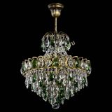 Люстра Грация с подвесом под бронзу Зеленая в Магнитогорске