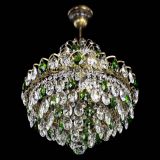 Люстра Грация с подвесом под бронзу Зеленая в Магнитогорске