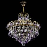 Люстра Грация №5 с подвесом под бронзу Фиолетовая в Магнитогорске Люстра Грация №5 с подвесом под бронзу Фиолетовая в Магнитогорске