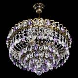 Люстра Грация №5 с подвесом под бронзу Фиолетовая в Магнитогорске Люстра Грация №5 с подвесом под бронзу Фиолетовая в Магнитогорске