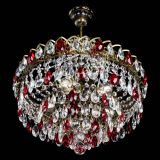 Люстра Грация №5 с подвесом под бронзу Красная в Магнитогорске Люстра Грация №5 с подвесом под бронзу Красная в Магнитогорске