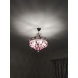 Люстра Грация №5 с подвесом под бронзу Красная в Магнитогорске Люстра Грация №5 с подвесом под бронзу Красная в Магнитогорске