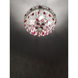 Люстра Грация №5 с подвесом под бронзу Красная в Магнитогорске Люстра Грация №5 с подвесом под бронзу Красная в Магнитогорске