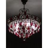 Люстра Грация №5 с подвесом под бронзу Красная в Магнитогорске Люстра Грация №5 с подвесом под бронзу Красная в Магнитогорске