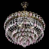 Люстра Грация №5 с подвесом под бронзу Розовая в Магнитогорске Люстра Грация №5 с подвесом под бронзу Розовая в Магнитогорске