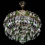 Люстра Грация №5 с подвесом под бронзу Зеленая в Магнитогорске Люстра Грация №5 с подвесом под бронзу Зеленая в Магнитогорске