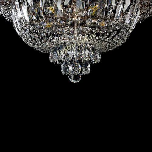 Люстра Хрустальный Каскад №1 с подвесом в Магнитогорске Гусь Хрустальный