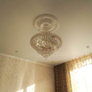 Люстра Хрустальный Каскад №1 с подвесом в Магнитогорске отзыв и фото покупателя