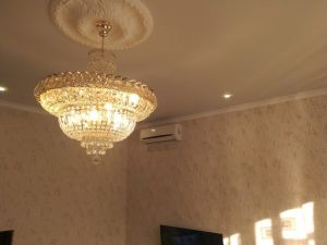 Люстра Хрустальный Каскад №1 с подвесом в Магнитогорске отзыв и фото покупателя