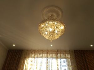 Люстра Хрустальный Каскад №1 с подвесом в Магнитогорске отзыв и фото покупателя