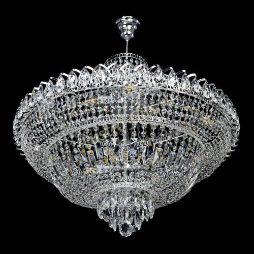 Люстра Хрустальный Каскад №11 с подвесом в Магнитогорске Гусь Хрустальный