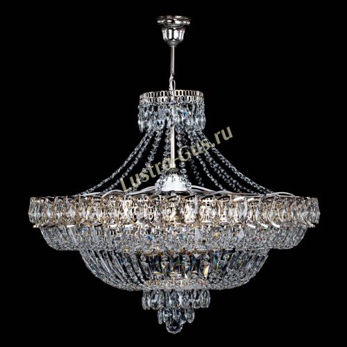 Люстра Хрустальный Каскад №11 с подвесом в Магнитогорске Гусь Хрустальный