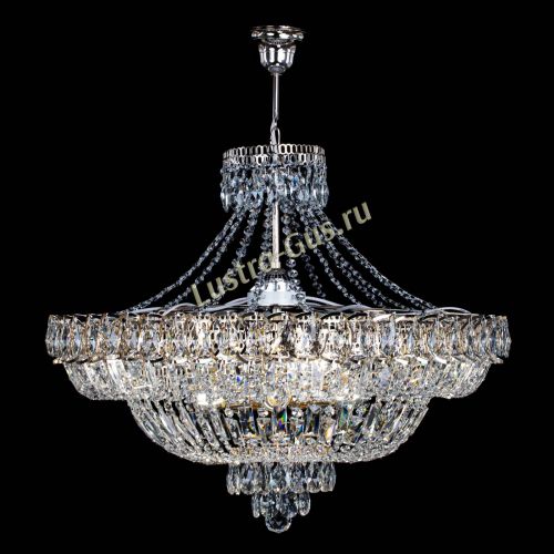Люстра Хрустальный Каскад №11 с подвесом в Магнитогорске Гусь Хрустальный
