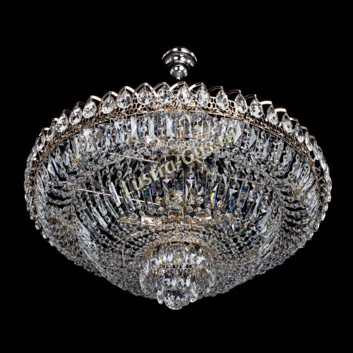 Люстра Хрустальный Каскад №11 с подвесом в Магнитогорске Гусь Хрустальный