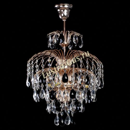 Люстра Хрустальные брызги с подвесом журавлик черный в Магнитогорске Гусь Хрустальный