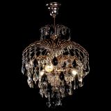 Люстра Хрустальные брызги с подвесом журавлик черный в Магнитогорске