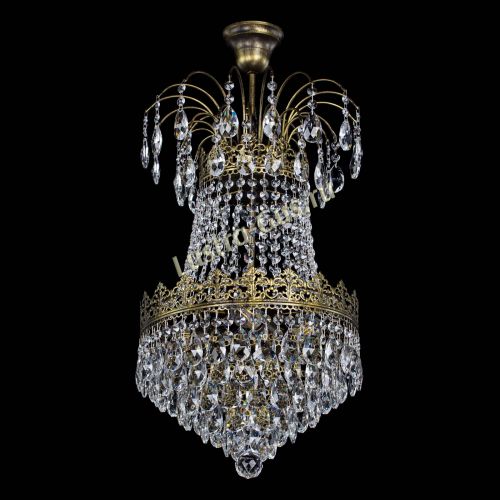 Люстра Империя под бронзу в Магнитогорске Гусь Хрустальный