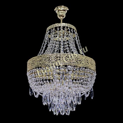 Люстра Италия №3 с подвесом в Магнитогорске Гусь Хрустальный