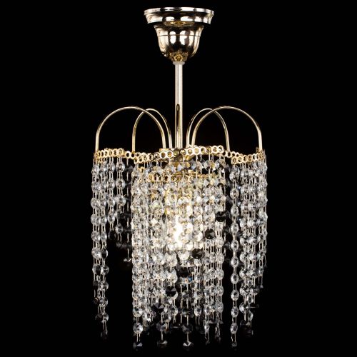 Люстра Иволга №1 Оптикон черная в Магнитогорске Гусь Хрустальный