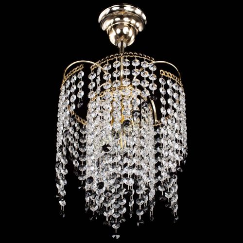 Люстра Иволга №1 Оптикон черная в Магнитогорске Гусь Хрустальный