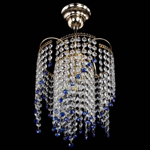 Люстра Иволга №1 Оптикон синяя в Магнитогорске Гусь Хрустальный