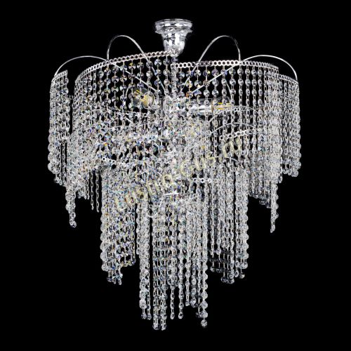 Люстра Иволга №6 ламп оптикон длинная в Магнитогорске Гусь Хрустальный