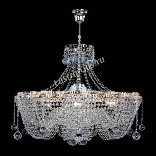 Люстра Камелия Астра с подвесом в Магнитогорске Гусь Хрустальный