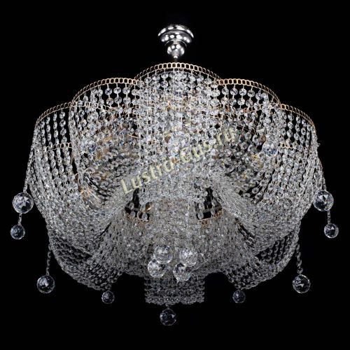 Люстра Камелия Астра с подвесом в Магнитогорске Гусь Хрустальный