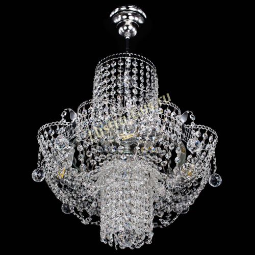 Люстра Камея №4 с подвесом в Магнитогорске Гусь Хрустальный