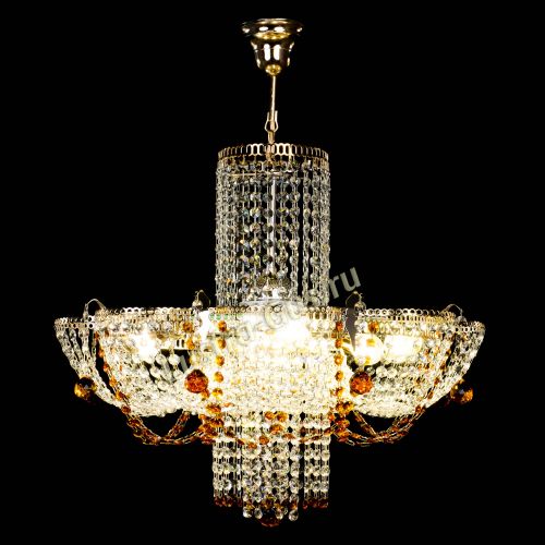 Люстра Камея №6 подвесная чайная в Магнитогорске Гусь Хрустальный