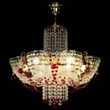 Люстра Камея №6 подвесная красная в Магнитогорске