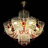 Люстра Камея №6 подвесная красная в Магнитогорске