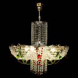 Люстра Камея №6 подвесная красно-зеленая в Магнитогорске Люстра Камея №6 подвесная красно-зеленая в Магнитогорске