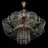 Люстра Камея №6 подвесная красно-зеленая в Магнитогорске Люстра Камея №6 подвесная красно-зеленая в Магнитогорске