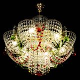 Люстра Камея №6 подвесная красно-зеленая в Магнитогорске Люстра Камея №6 подвесная красно-зеленая в Магнитогорске