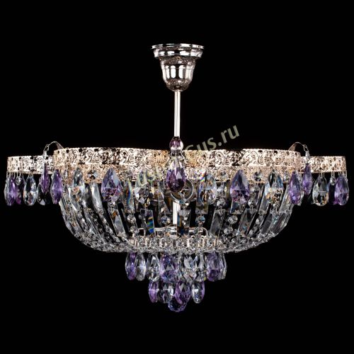 Люстра Камея Флора №5 с подвесом Фиолетовая в Магнитогорске Люстра Камея Флора №5 с подвесом Фиолетовая в Магнитогорске
