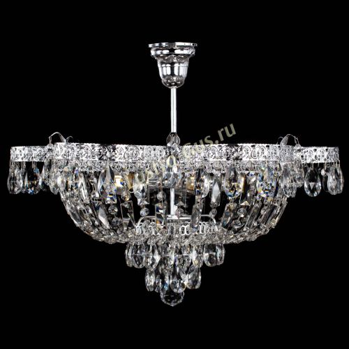 Люстра Камея Флора №5 с подвесом в Магнитогорске Гусь Хрустальный