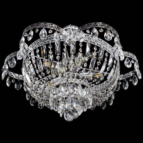 Люстра Камея Флора №5 с подвесом в Магнитогорске Гусь Хрустальный