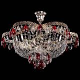 Люстра Камея Флора №5 с подвесом Красная в Магнитогорске