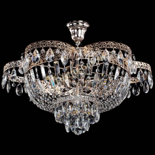 Люстра Камея Флора №5 с подвесом в Магнитогорске Гусь Хрустальный